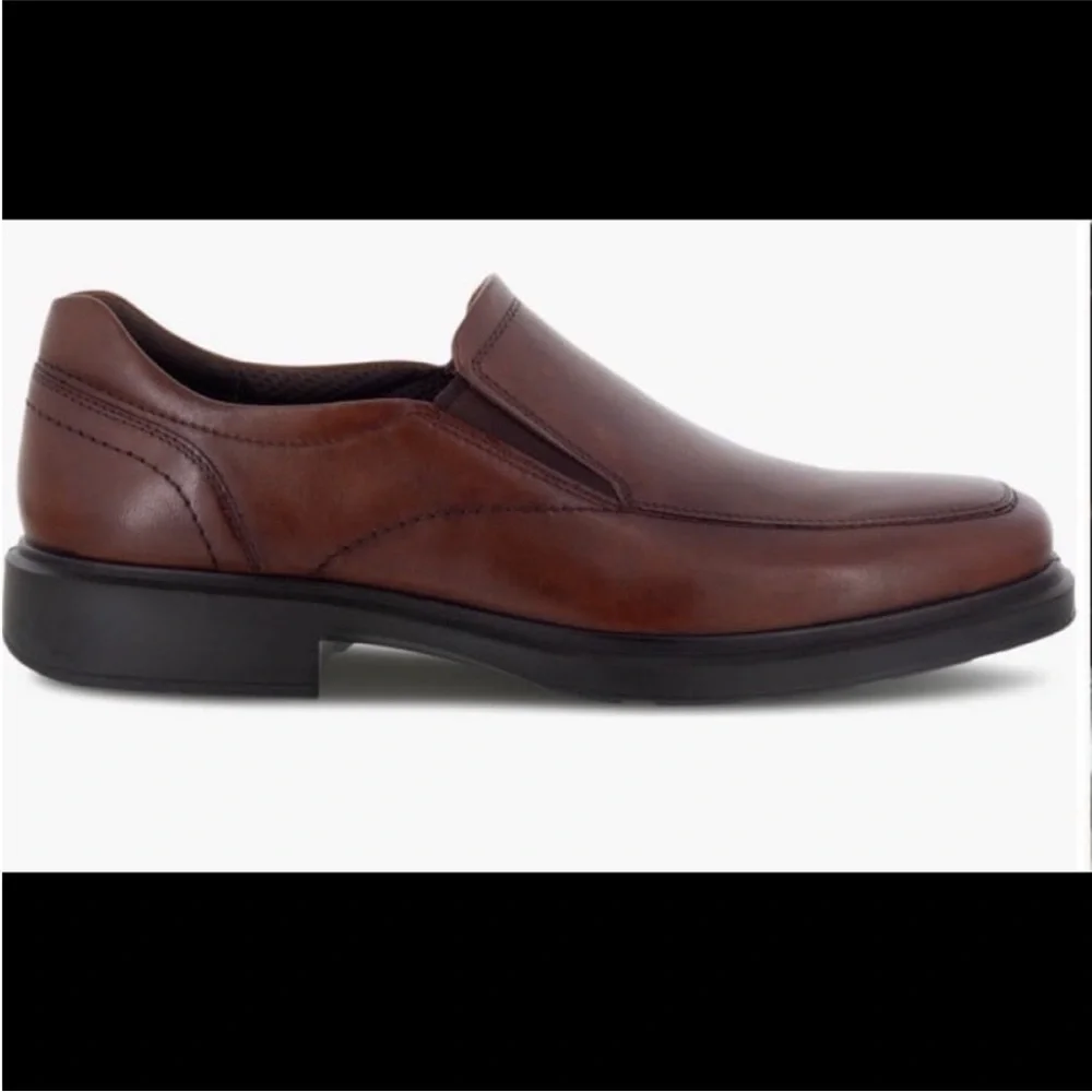 ECCO Helsinki 2.0‎ Apron Toe Leather Slip-On Men size 9